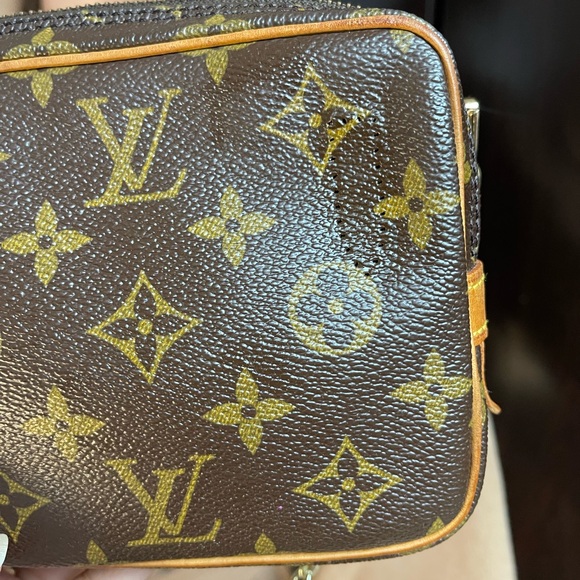 Authentic Louis Vuitton Pochette Marly Bandouliere  Shoulder Bag TH0930 - Picture 5 of 16